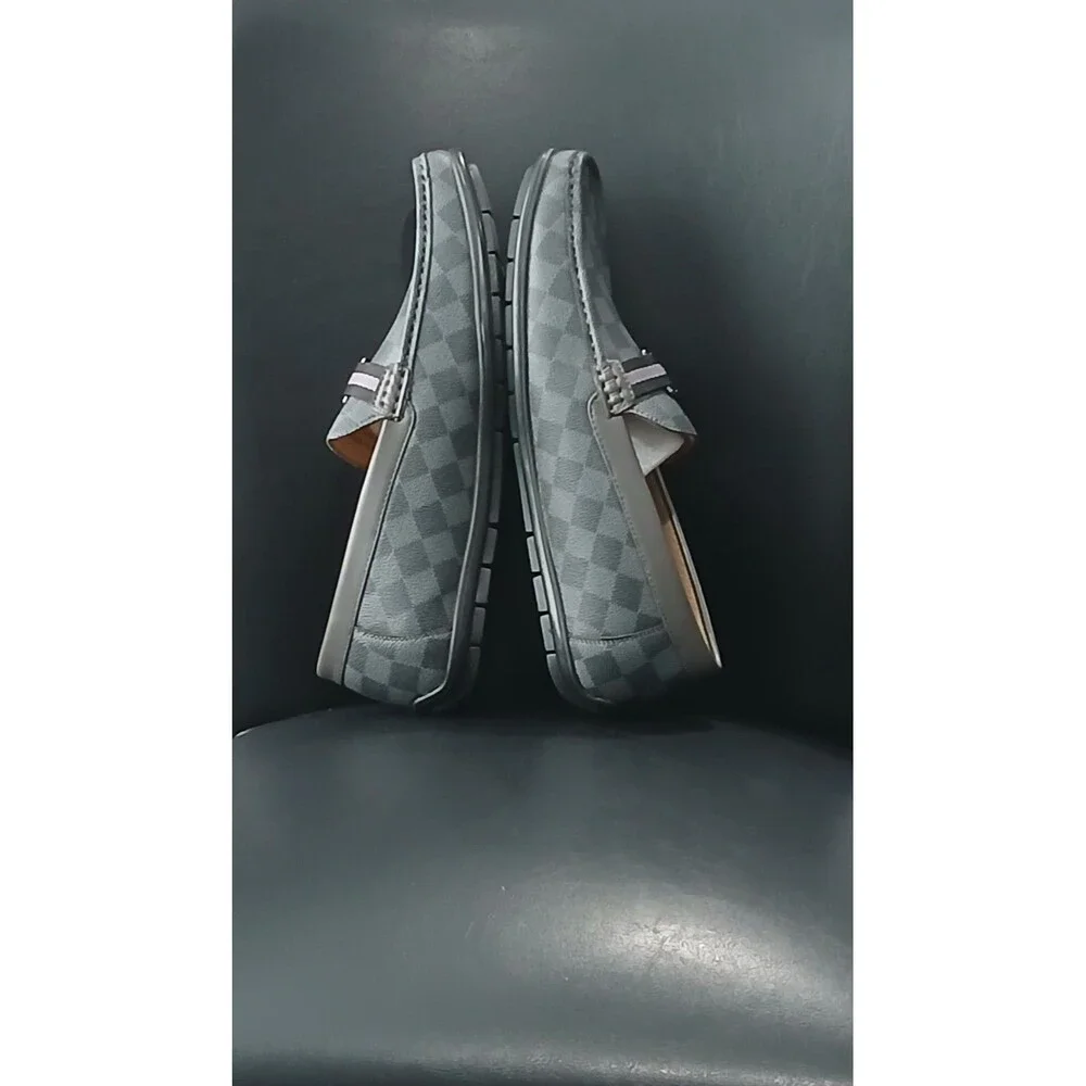 Beverly Hills Polo Club Romano II. Dark Grey Slip On Loafers. Men Size 12. NWB
